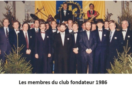 les fondateurs du club  en 1986